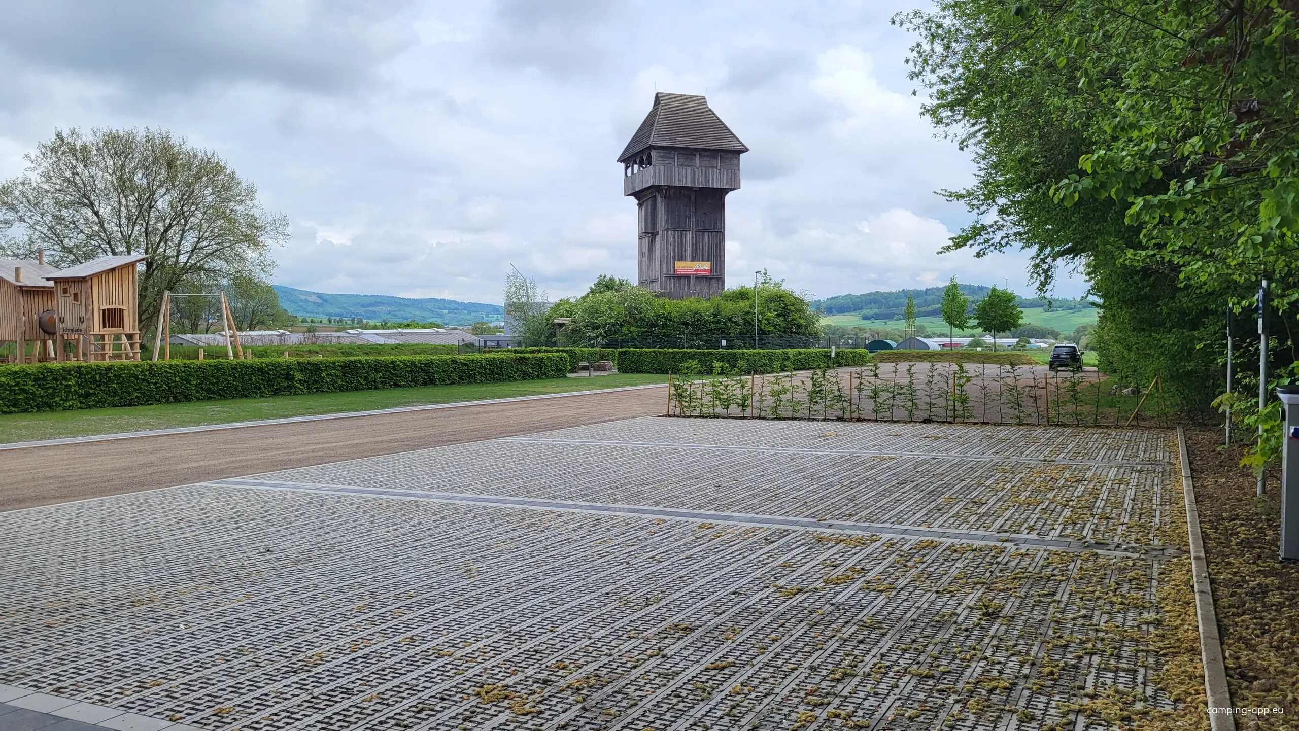 Wohnmobilstellplatz an der Motte — Camperplads in Neuenrade