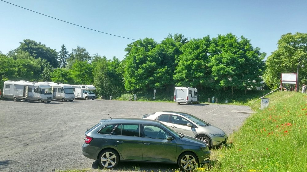 Stellplatz am Lava Dome Mendig — Aire camping car in Mendig