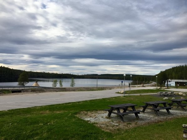 Polecirkeln — Campervan Site in Jokkmokk