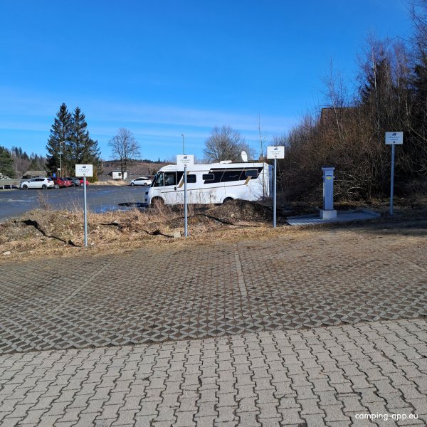 Stellplatz an der Kristalltherme Altenau