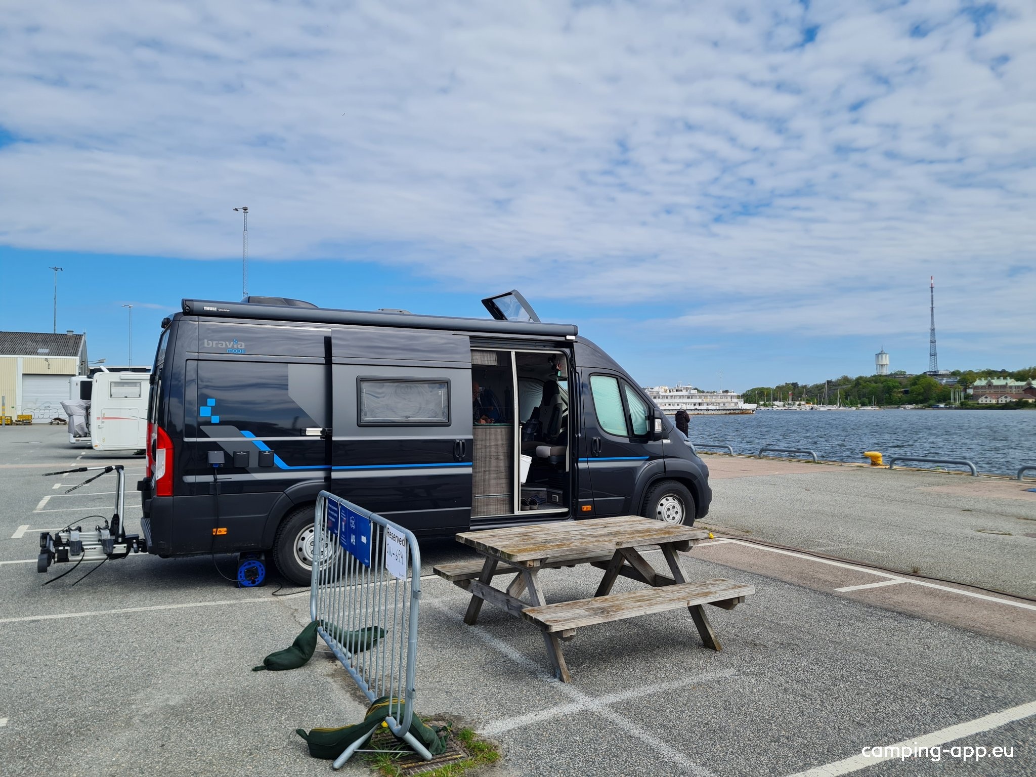 Karlskrona Hafen — Camperplads in Karlskrona