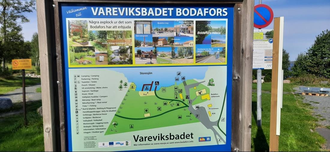 Badplatsen Vareviksbadet — 露营地 in Bodafors