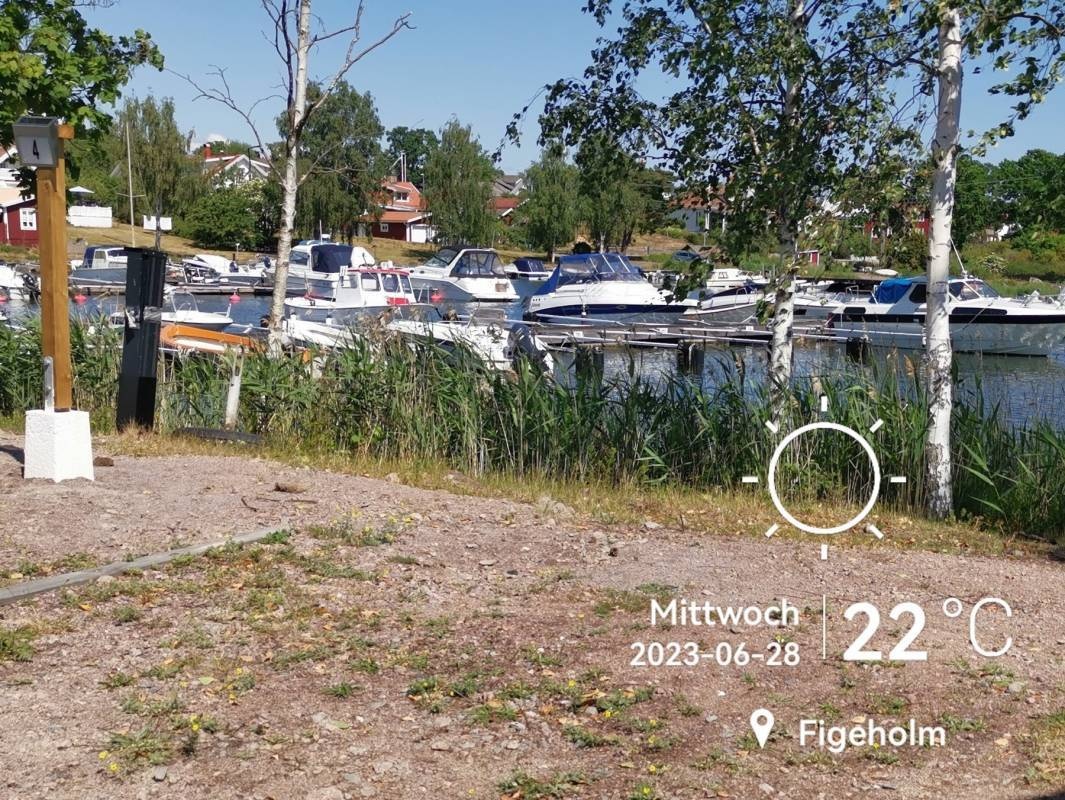 Stellplatz Figeholm Gåsthamn — Camperplaats in Figeholm