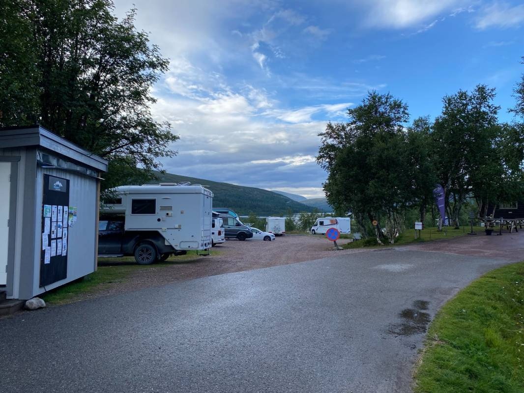 Stellplatz Sjöstugan Grövelsjön — Camperplads in Grövelsjön