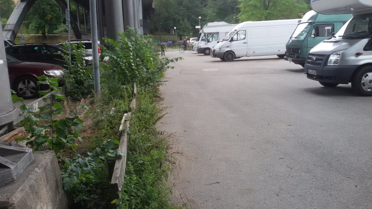 Långholmens husbilscamping — Camperplaats in 