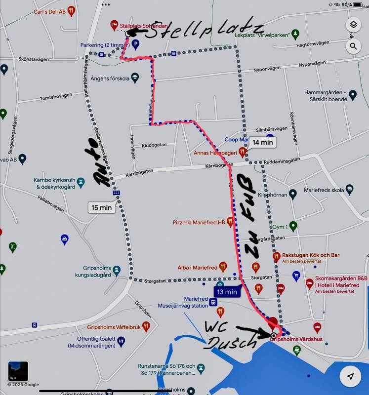 Ställplats Mariefred — Sítio para autocaravanas in Mariefred