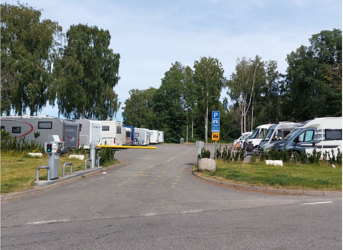 Trollhätten Kanal — Area di sosta in Trollhättan