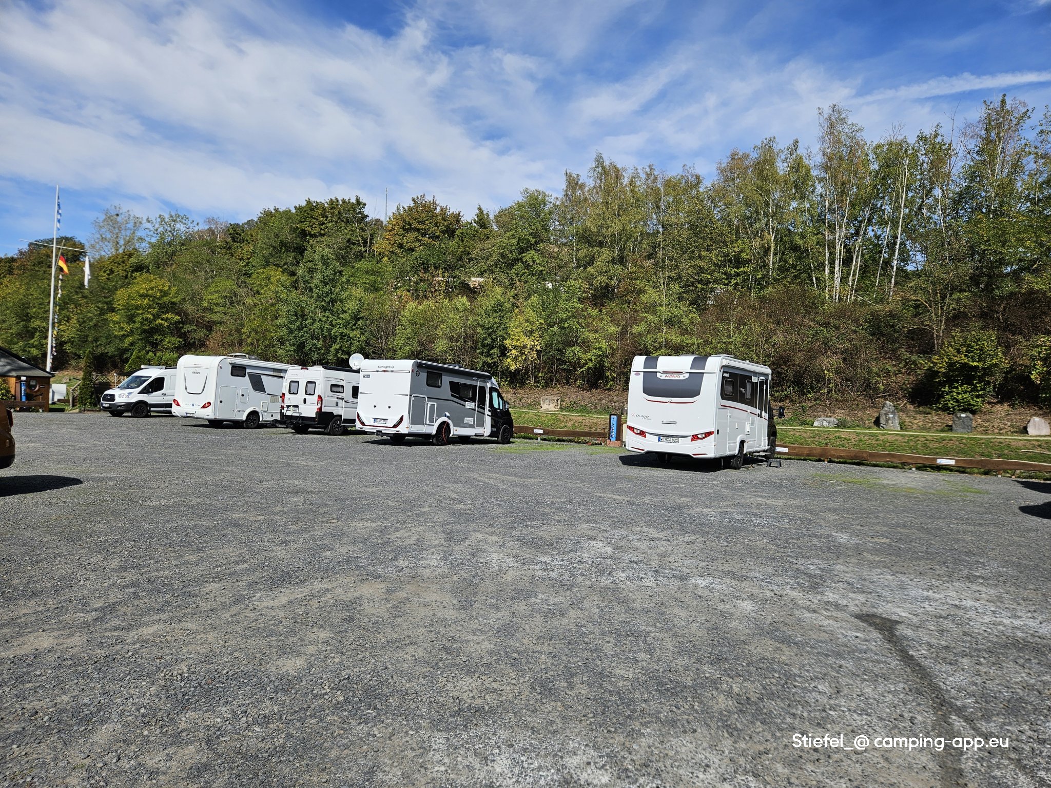 Wohnmobilstellplätze im Yachthafen Kutscher’s Marina Bad Ems
