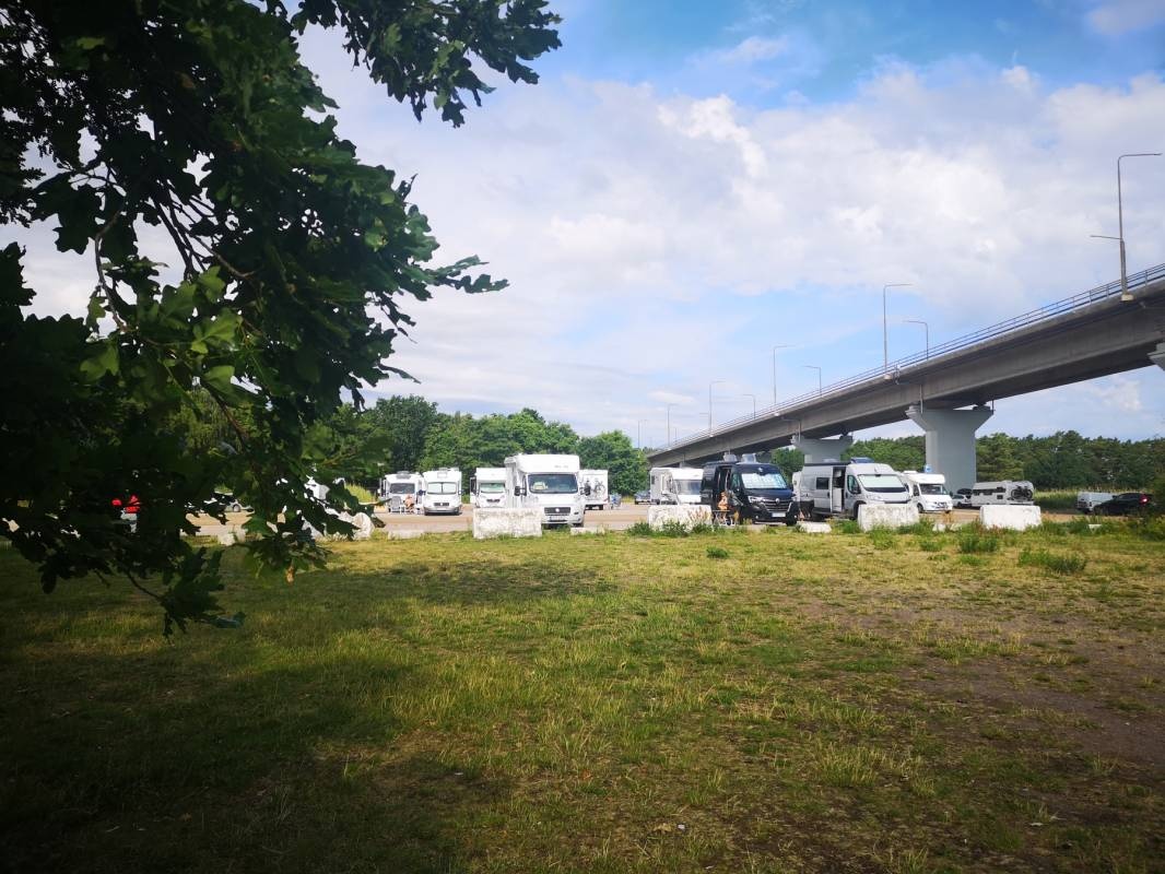 Ställplats Ölandsbron — Overnight-parking in Kalmar