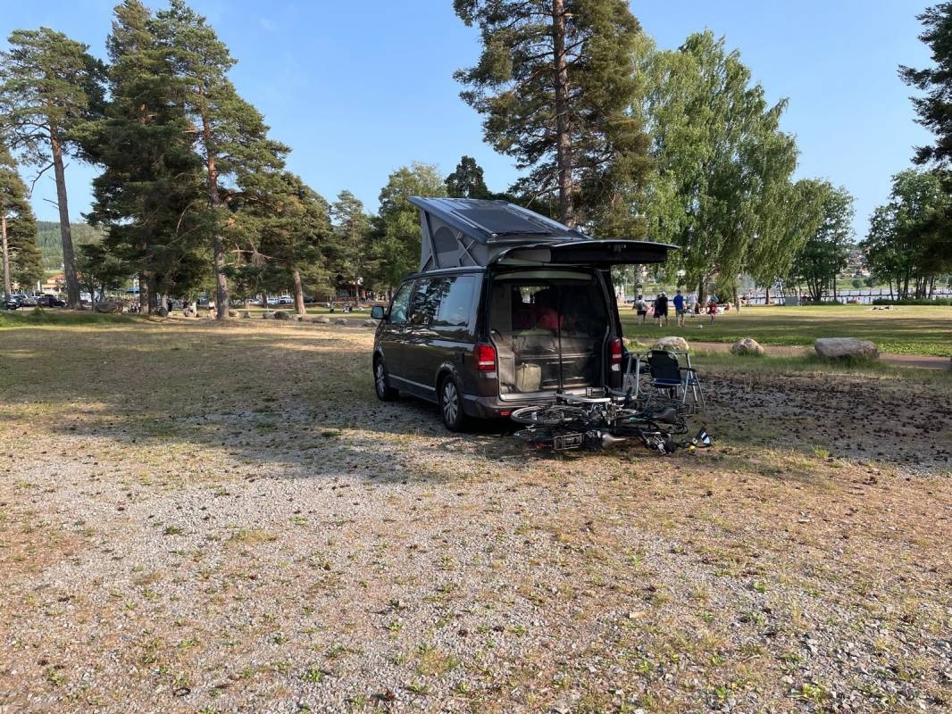 Siljansbadets Camping — Area da campeggio in Rättvik