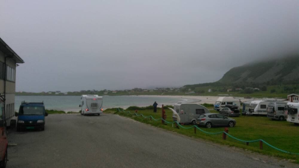Ramberg Gjestegård — Area da campeggio in Ramberg