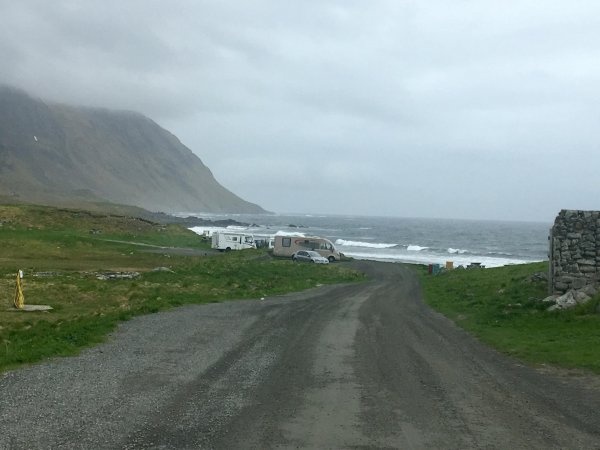 Eggum / Borga — Camperplads in Bøstad / Eggum