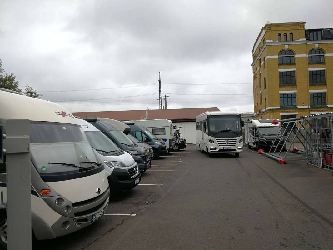 Wohnmobilstellplatz Leipzig — Camperplads in Leipzig