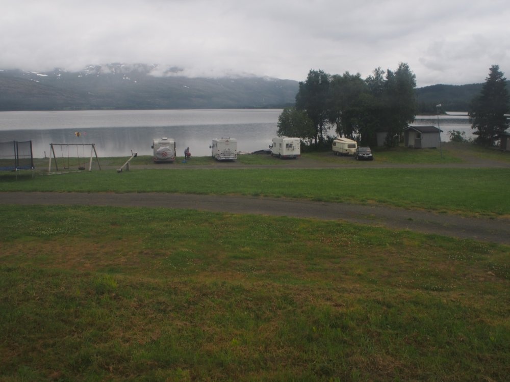 Aspnes Camping — Area da campeggio in Mosjøen