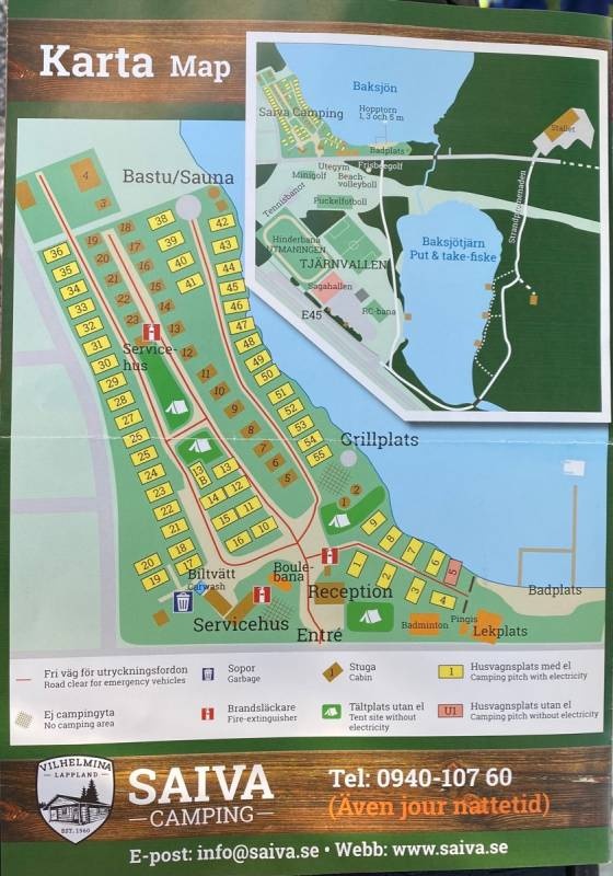 Saiva Camping Vilhelmina — Camping Site in Vilhelmina