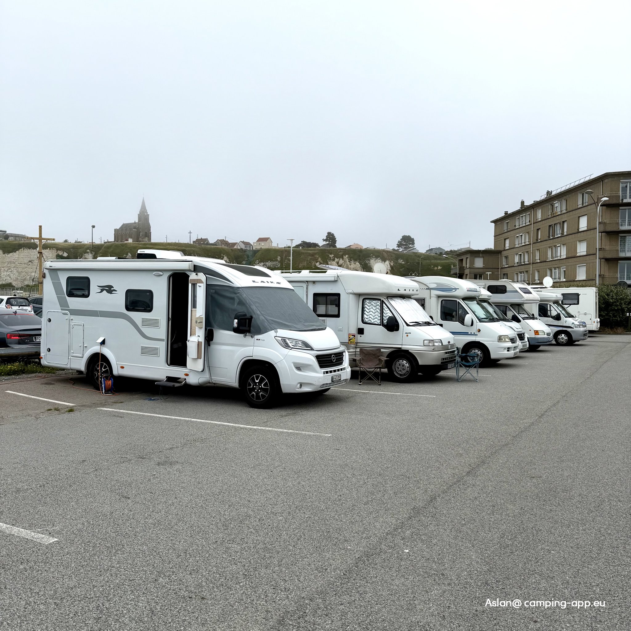 Stellplatz Dieppe — Camperplaats in Dieppe