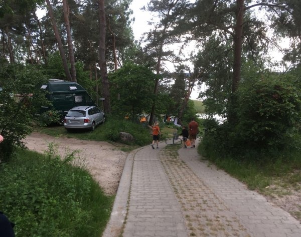 Camping am Oberuckersee — Sítio de acampamento in Oberuckersee