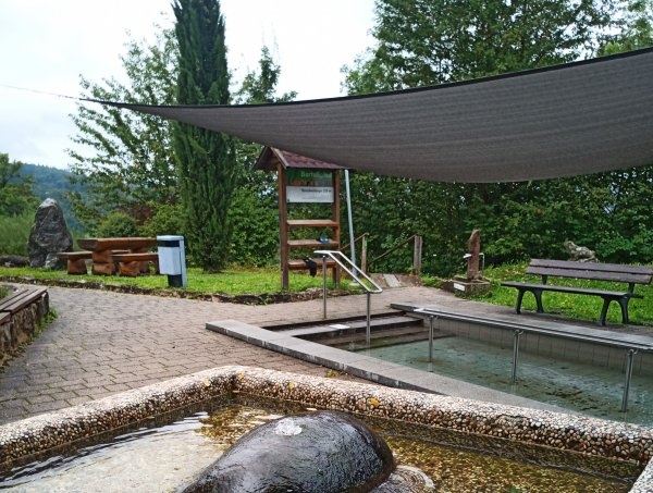 Wohnmobilhafen Allmersbach im Tal — Area di sosta in Allmersbach im Tal
