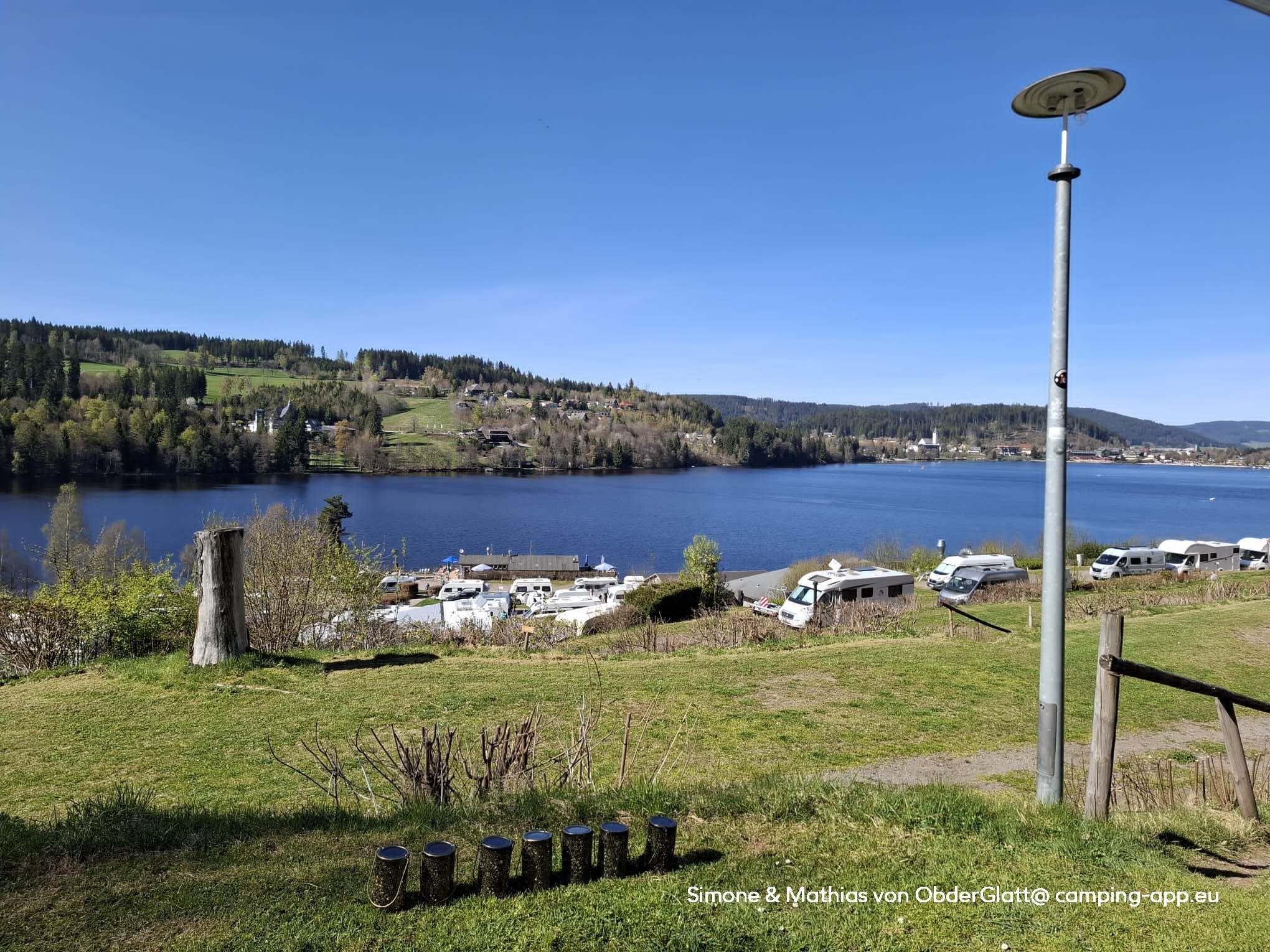Terrassen-Camping Sandbank — Area da campeggio in Titisee/Hochschwarzwald
