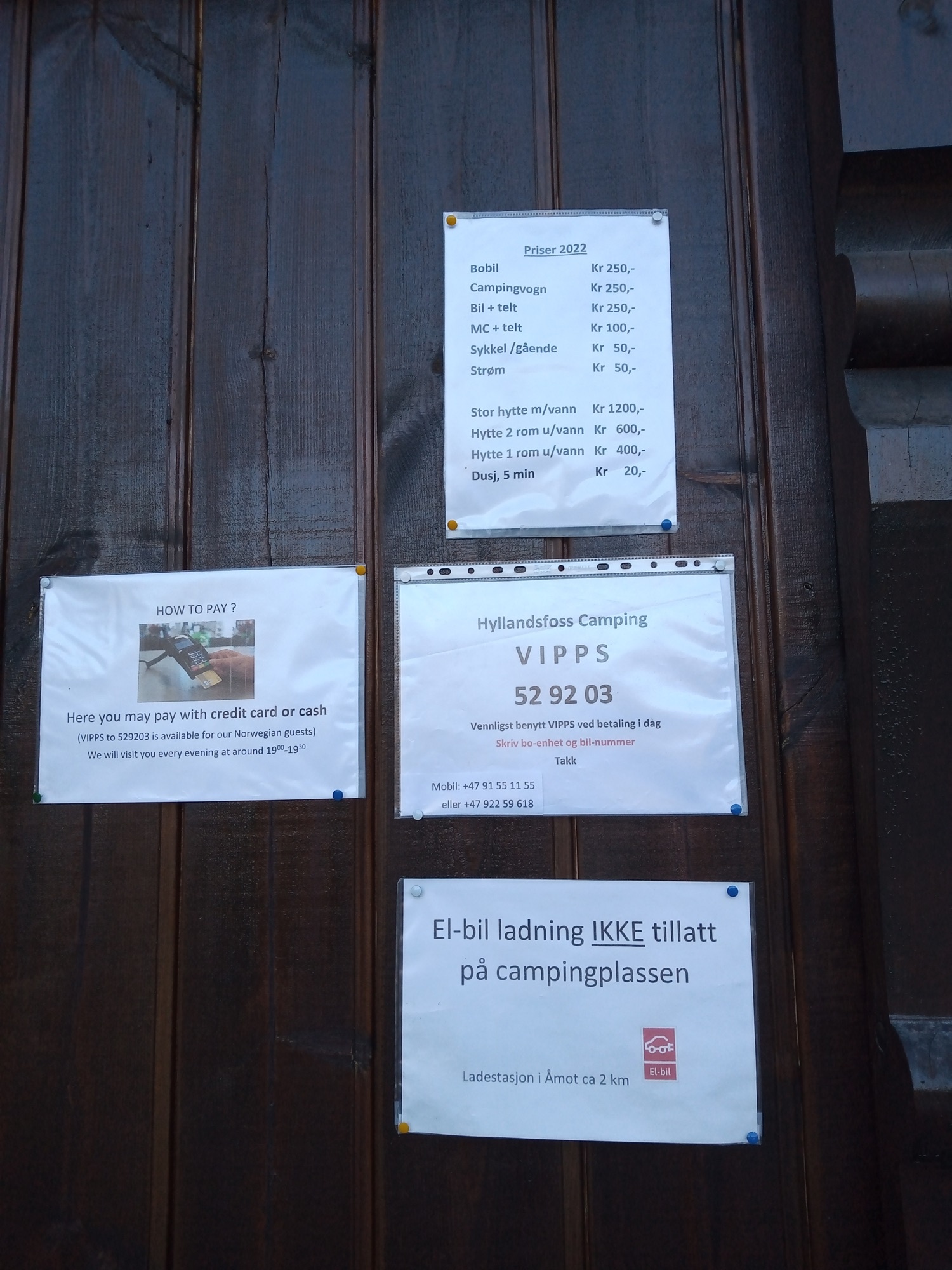 Hyllandsfoss Camping & Drottning Støylane — Camping in Vinje