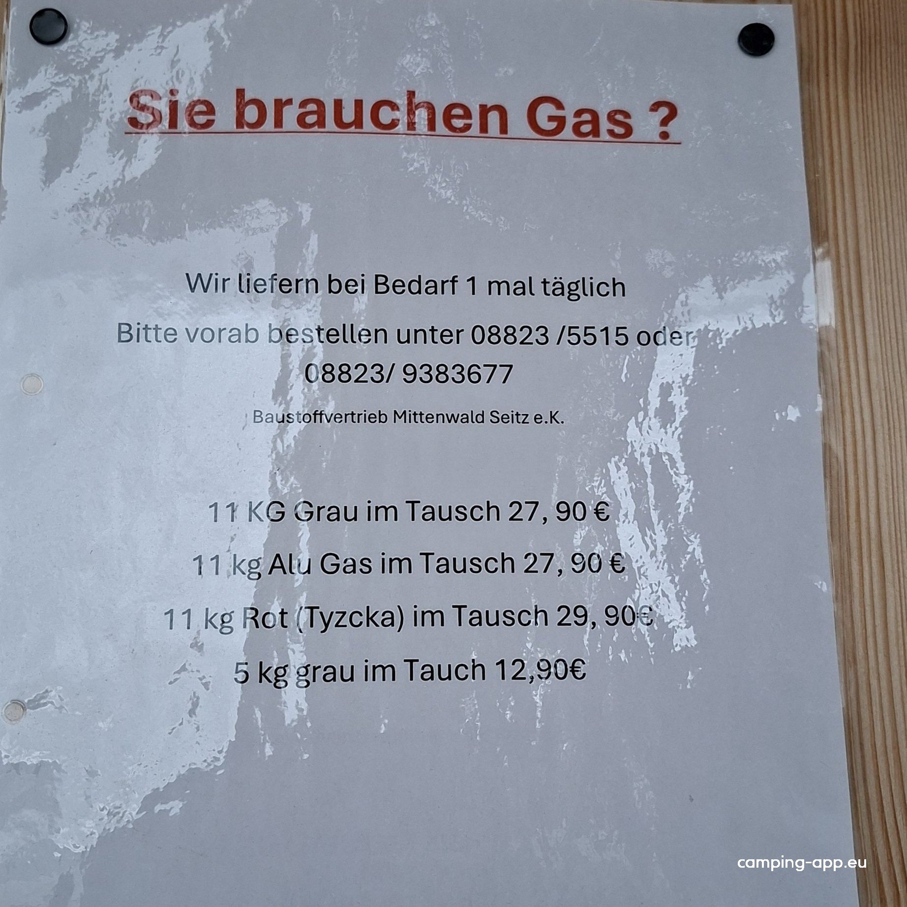 Stellplatz Karwendel — Foto 2