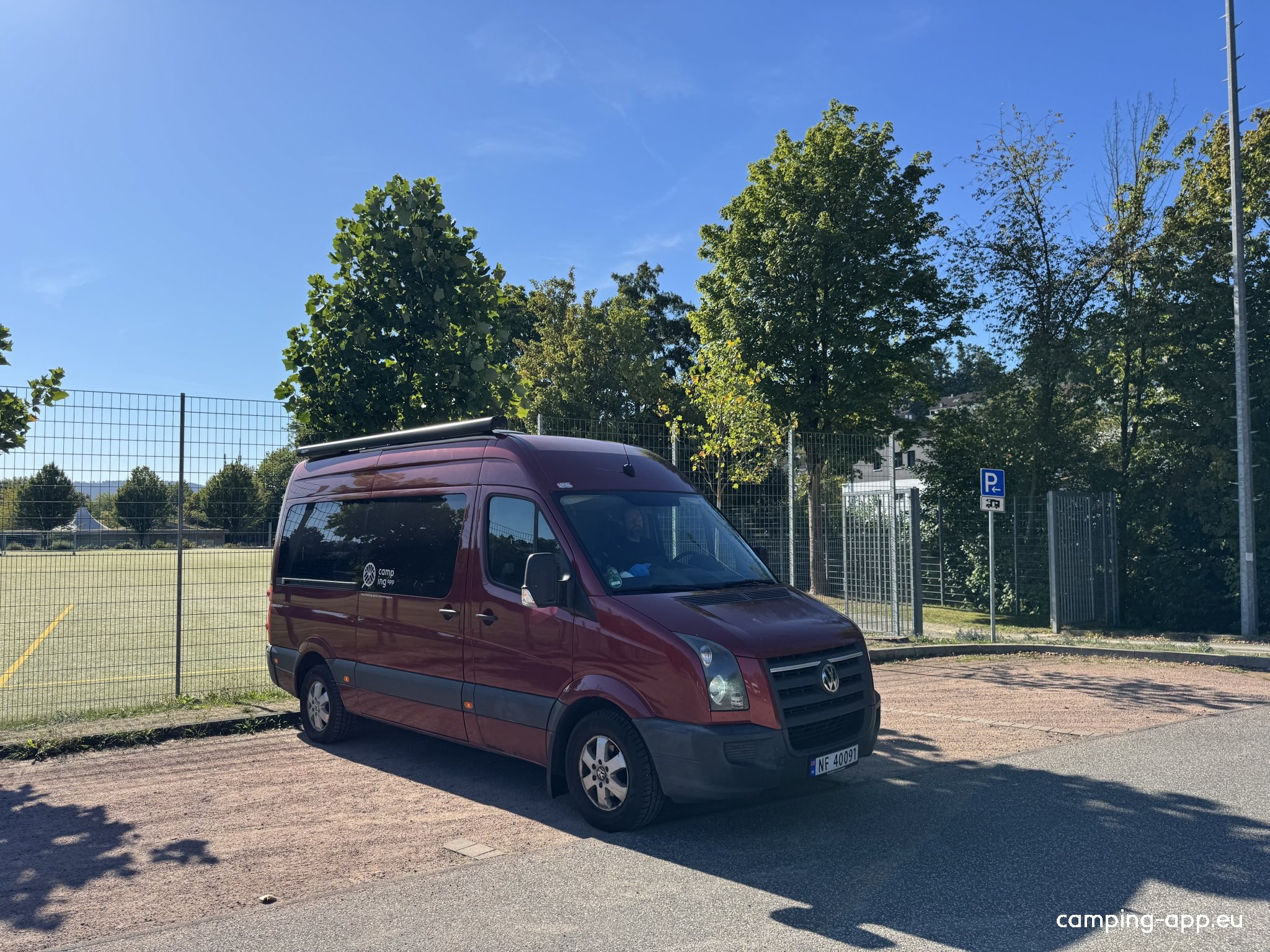 Stellplatz am Geistalbad Bad Hersfeld — Camperplaats in Bad Hersfeld