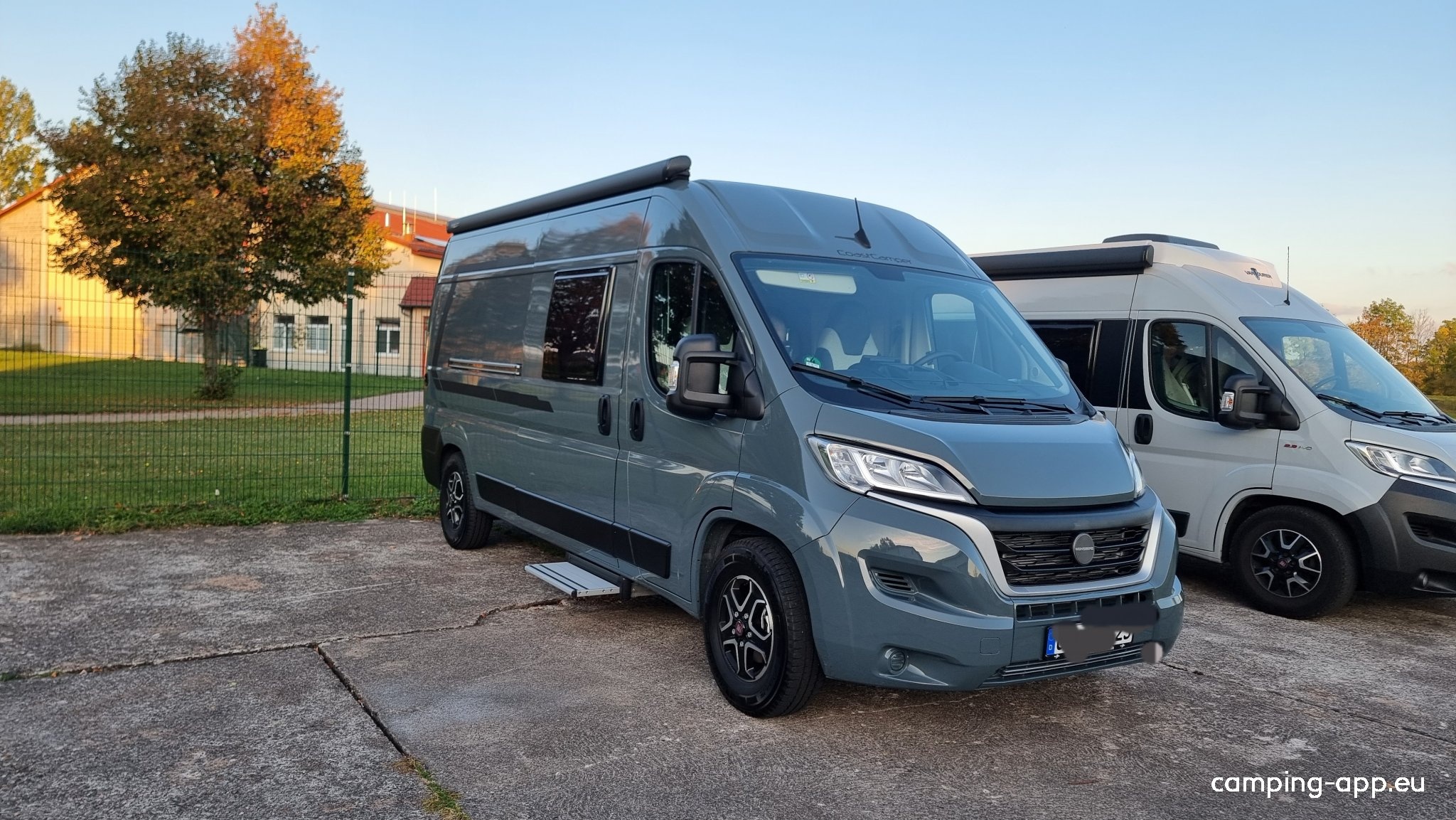 Stellplatz der Freizeitanlage Heerstatt — Sp. parking dla kamperów in Bad Salzungen