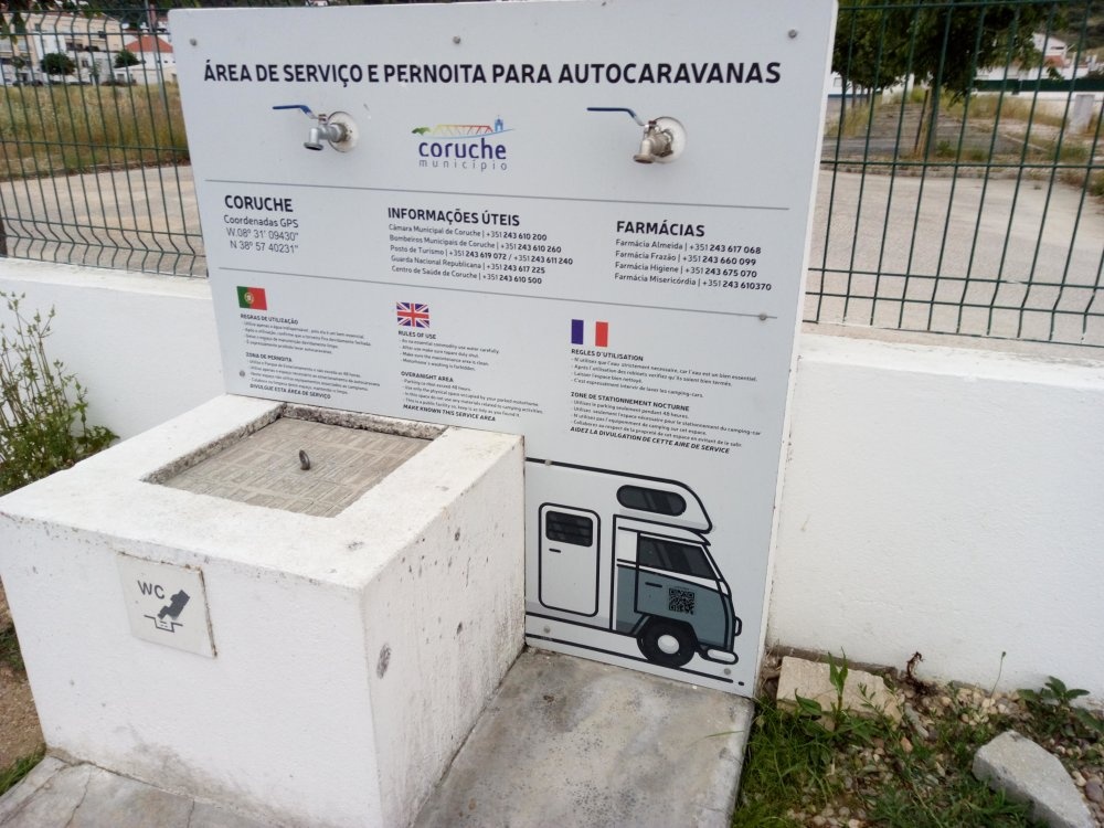 Stellplatz Coruche — Sp. parking dla kamperów in Coruche
