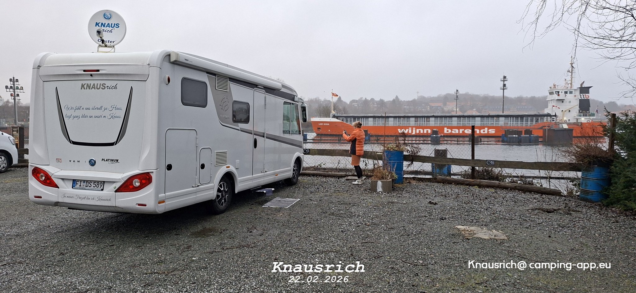 Stellplatz Förde- und Kanalblick Kiel