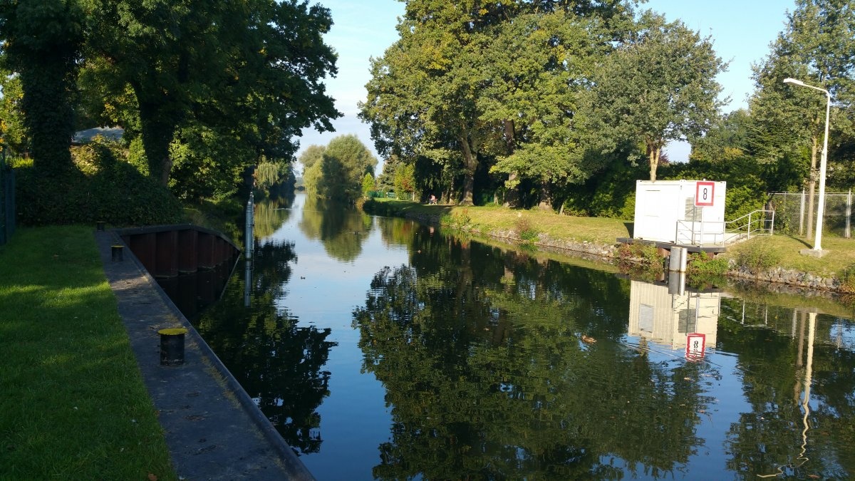 Stellplatz an der Schleuse Storkow (Mark) — Aire camping car in Storkow (Mark)
