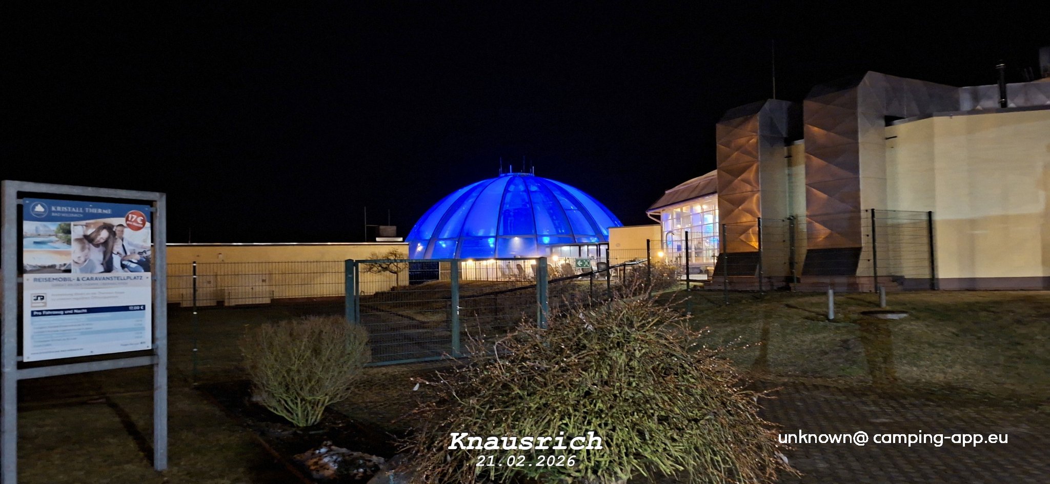 Stellplatz an der Kristall-Therme Bad Wilsnack — Fotografie 6
