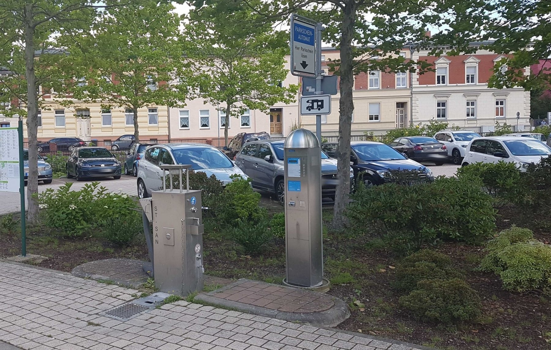 Stellplatz Dömnitzinsel Pritzwalk — Area di sosta in Pritzwalk