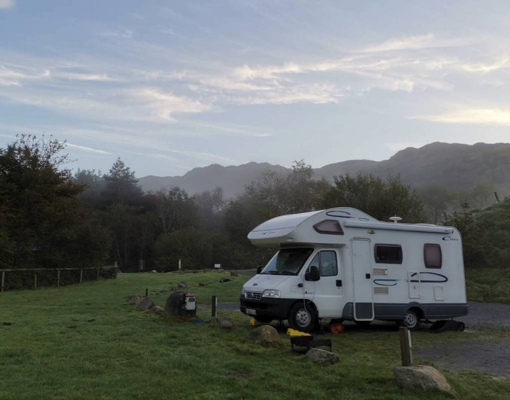 Lyn Gwynant Campsite — Area da campeggio in Caernarfon, Gwynedd