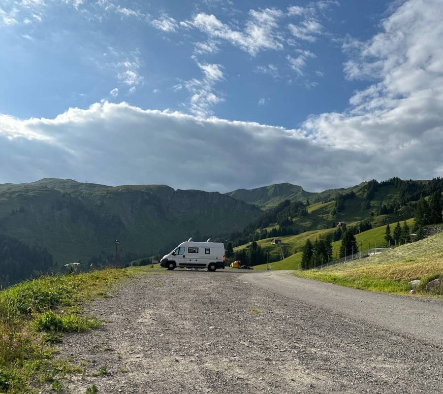 Stellplatz am Bauernhof — Area Autocaravanas in Damüls