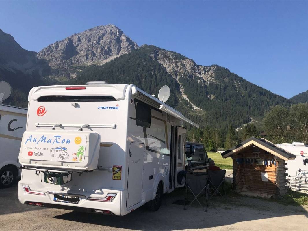 Stellplatz Ferienhof Sunnawirt — Aire camping car in Heiterwang