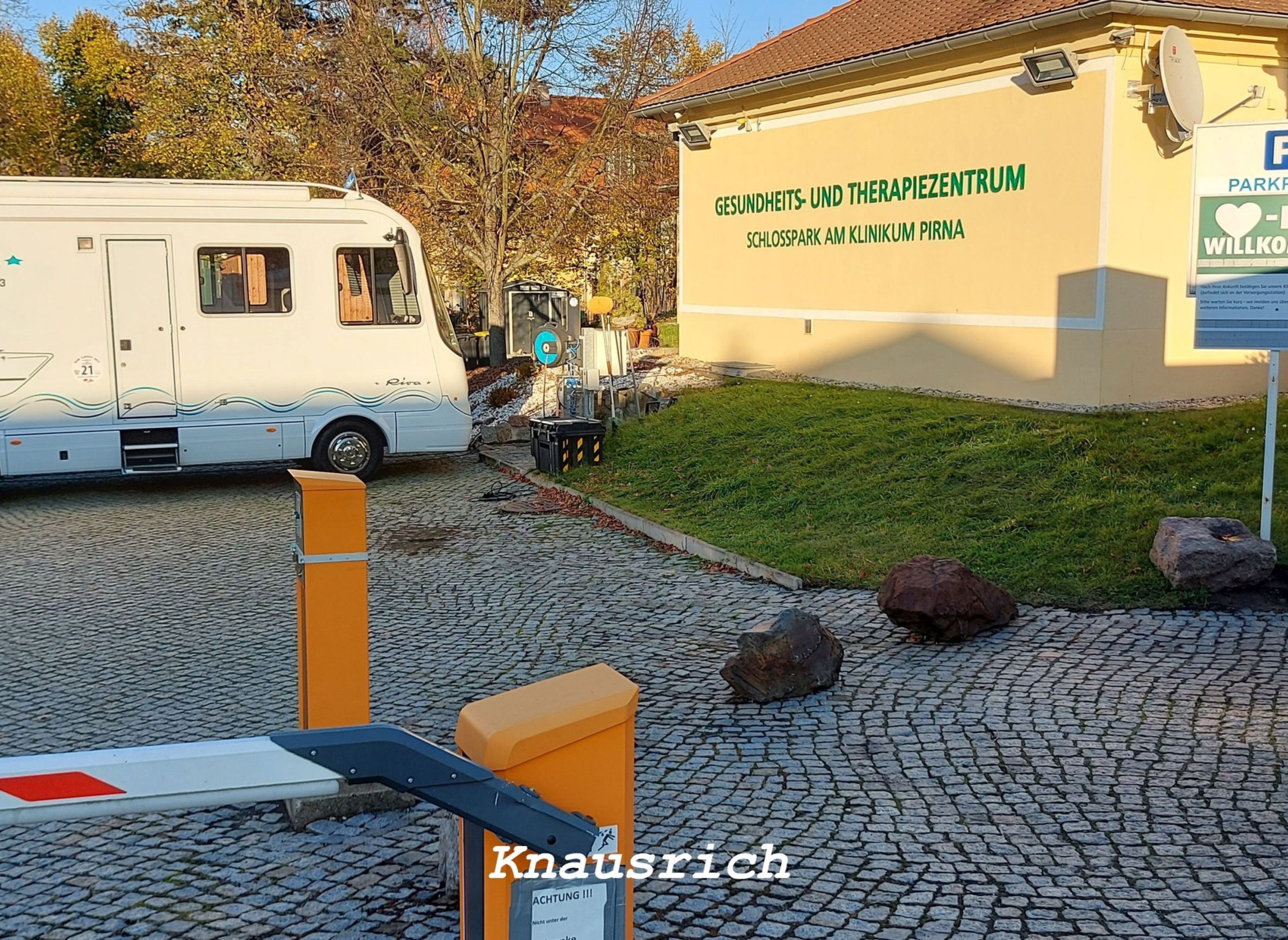 Caravan & Therapie - Stellplatz im Schlosspark Pirna — Місце для кемперів in Pirna