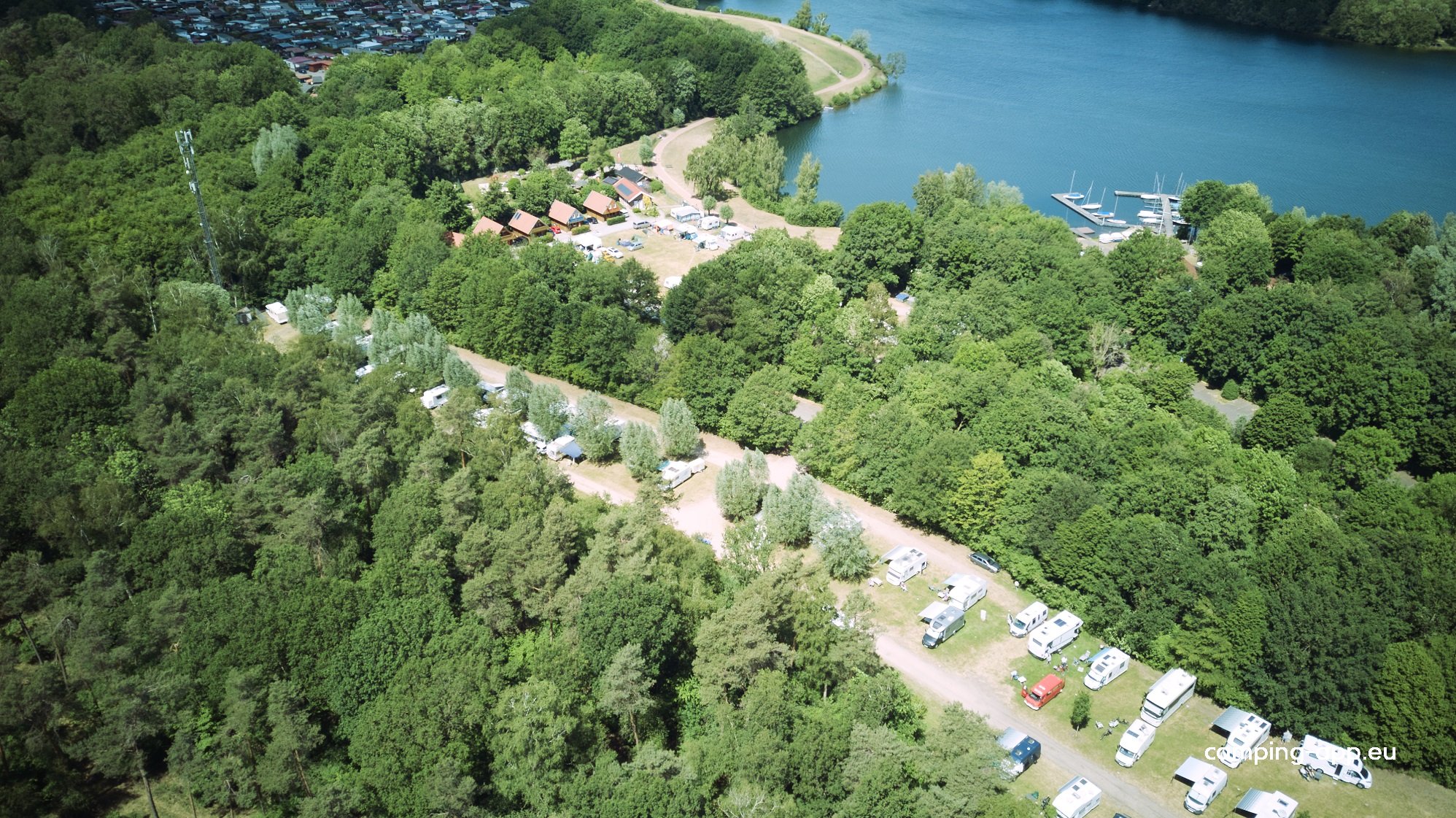Camping Dreiländersee Gronau — Aire camping car in Gronau