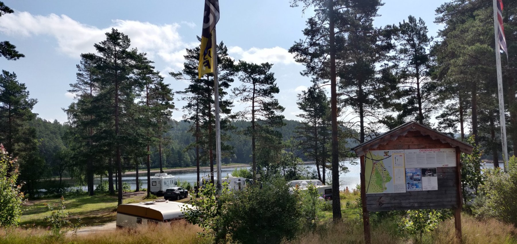 Kilefjorden Camping — Kamp yeri in Hornnes