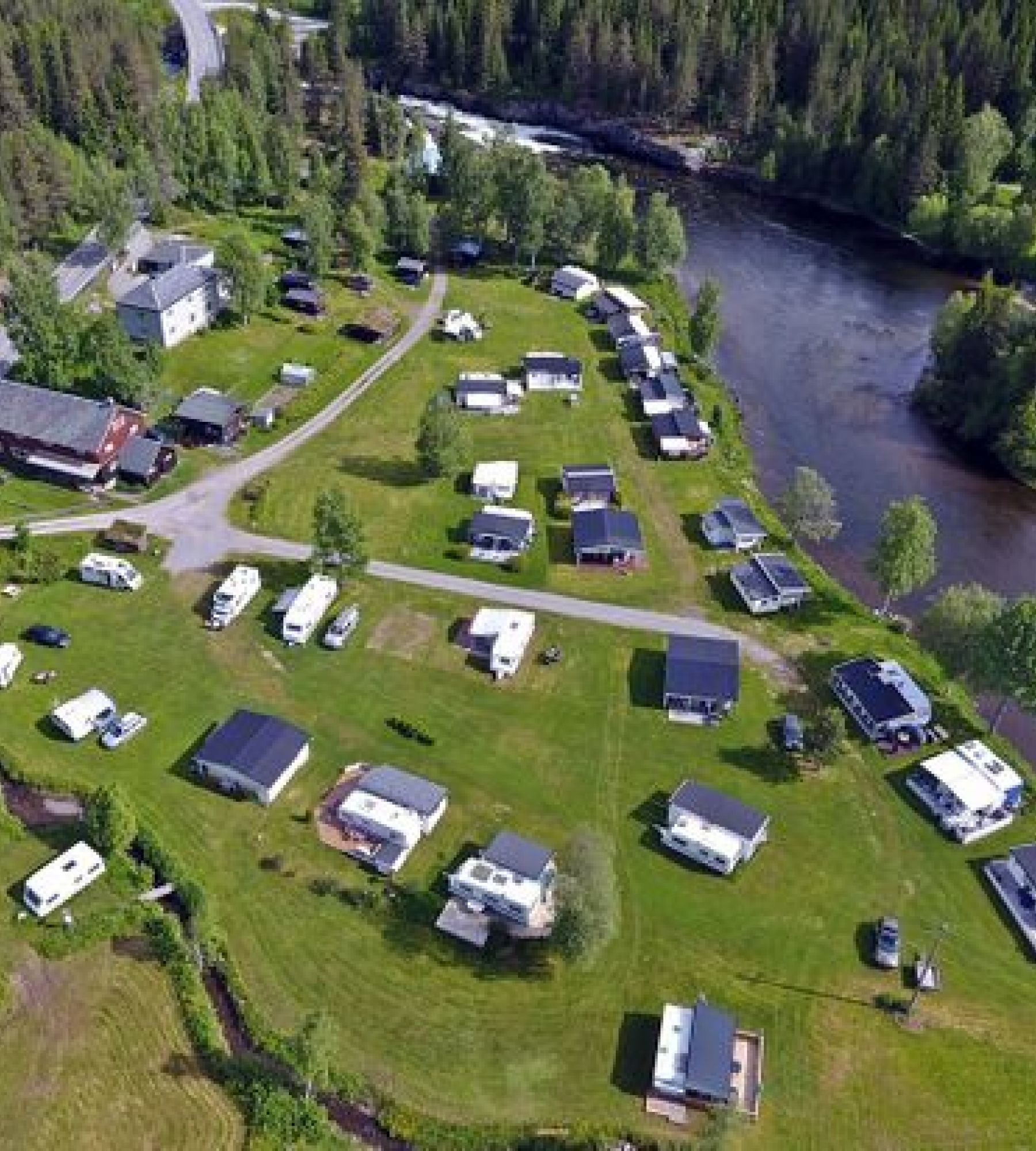 Fossen Camping — Area da campeggio in Fagernes