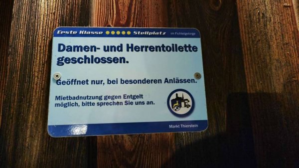 Wohnmobilstellplatz Thierstein