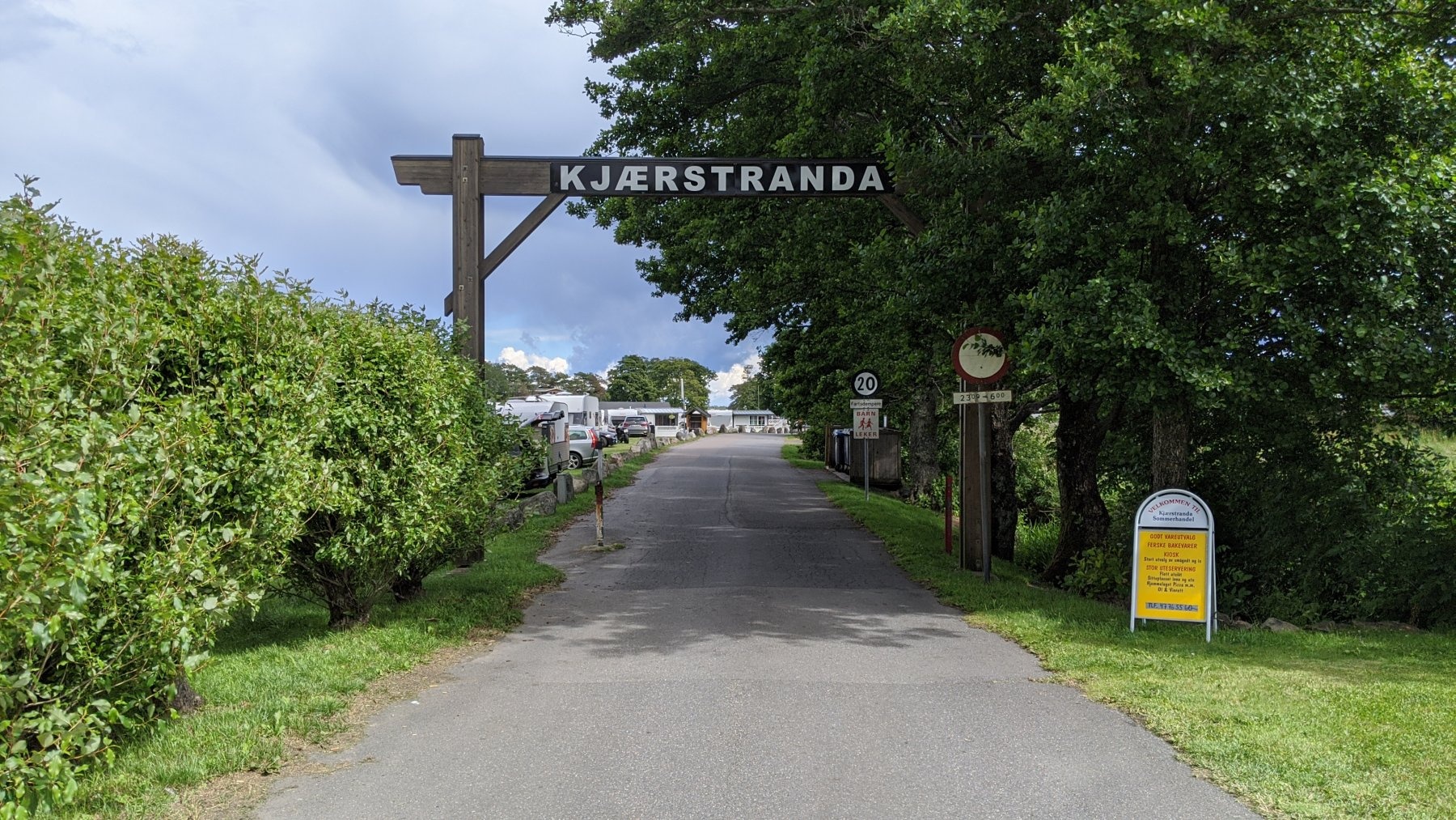 Kjærstranda Familiecamping — Camping Site in Stavern