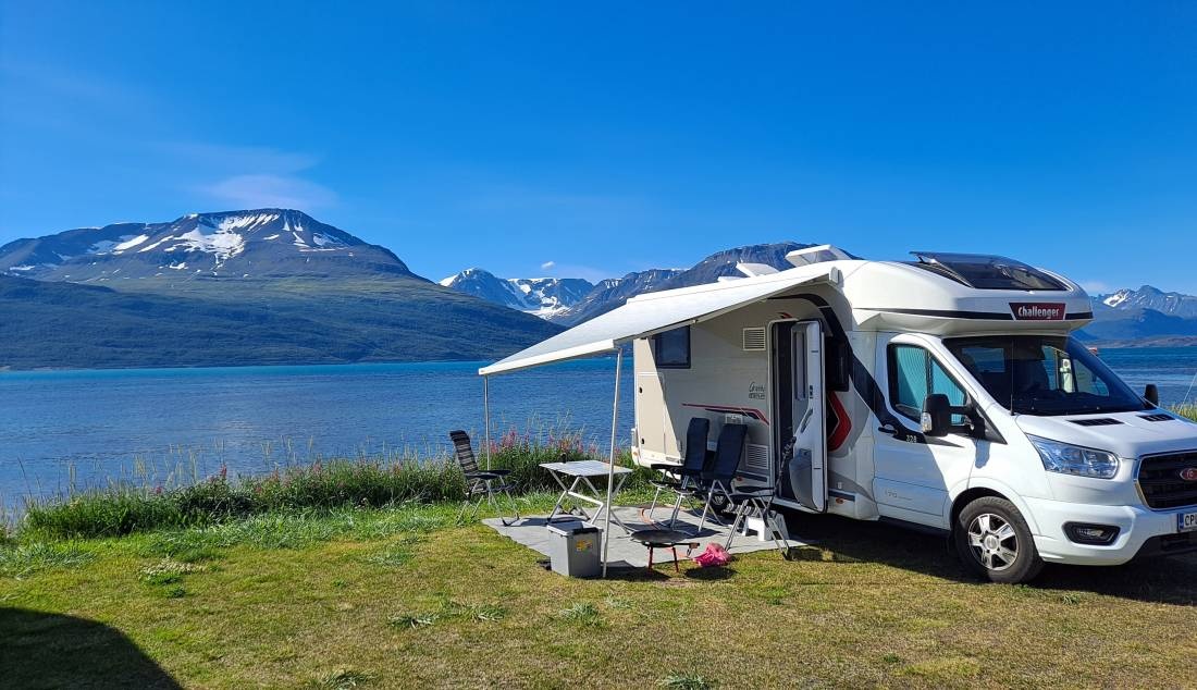Skibotn Camping — Area da campeggio in Skibotn