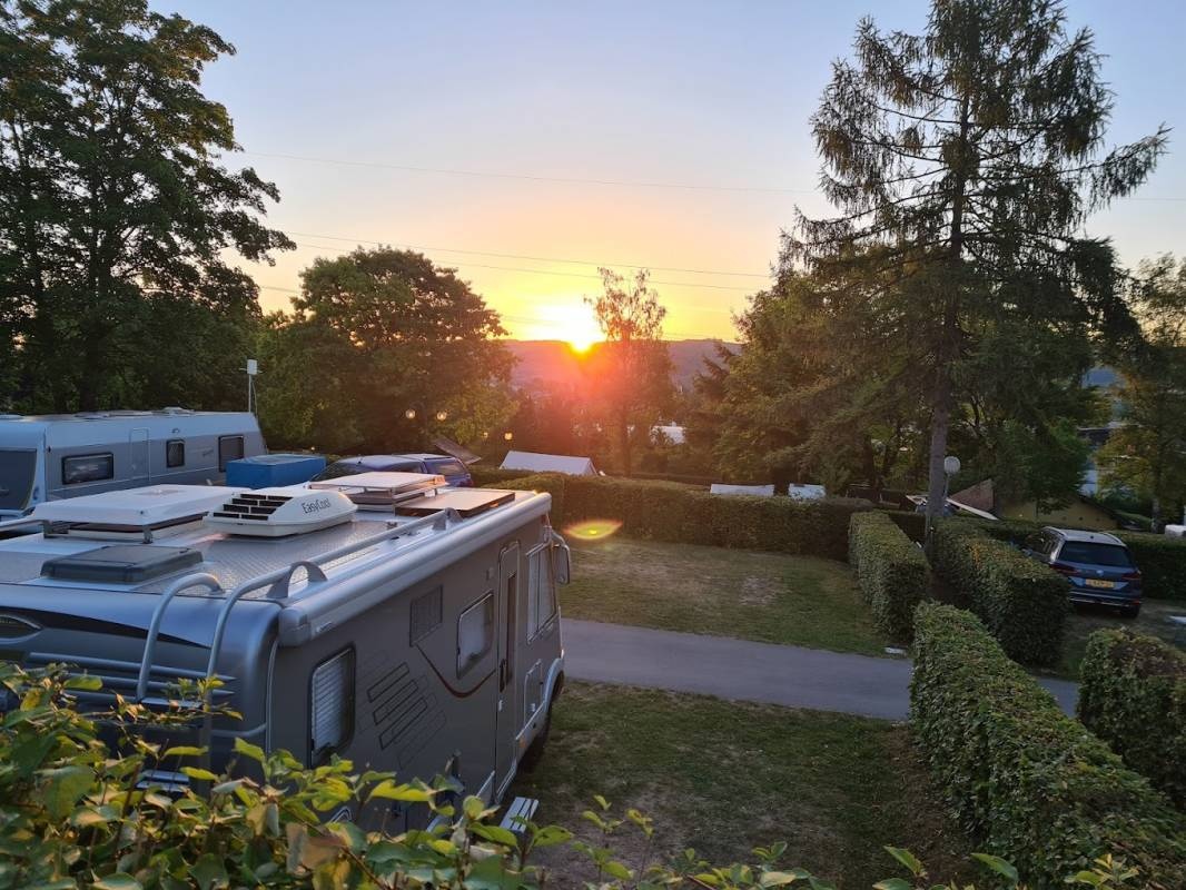 Camping Krounebierg — Kamp yeri in Mersch