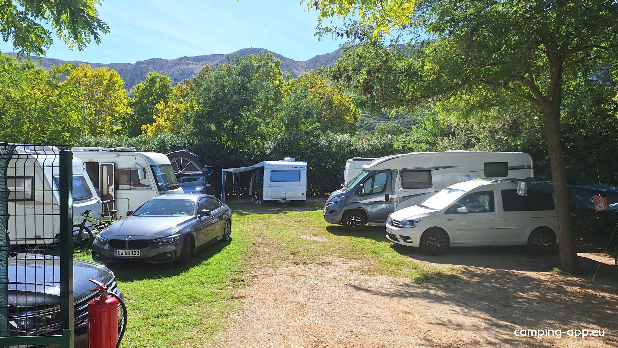 Kamp Mali — Campingplass in Baška