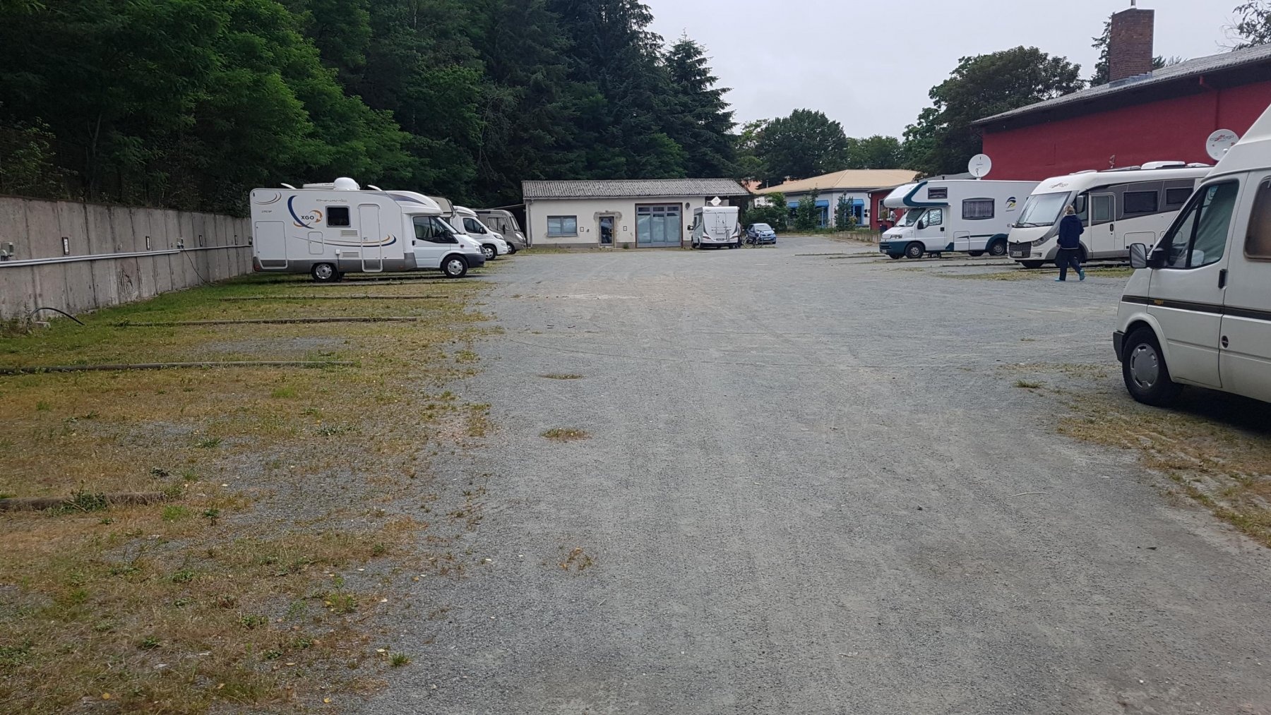 Stellplatz am Korbwerk — Sítio para autocaravanas in Heringsdorf