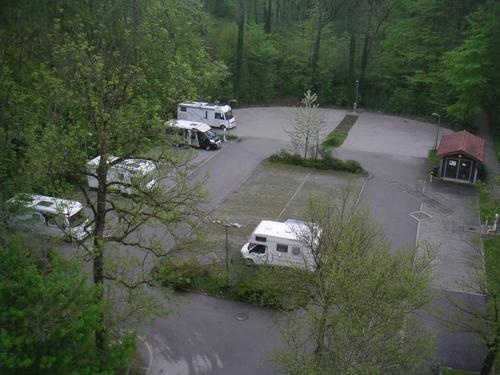 Stellplatz an der Therme Bad Aibling — Sp. parking dla kamperów in Bad Aibling