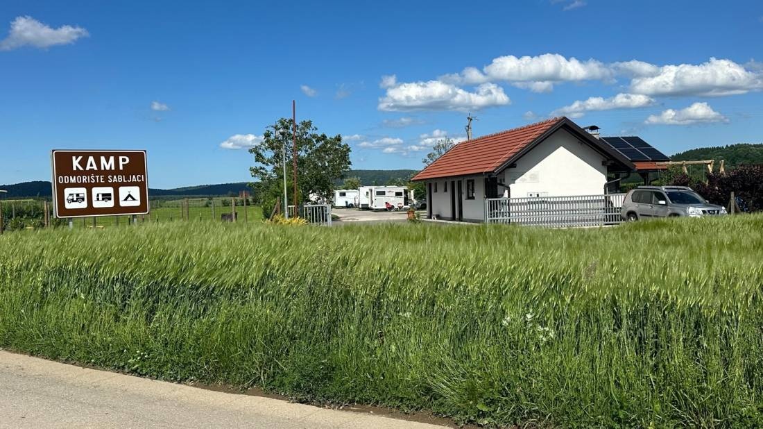 Kamp odmorište Sabljaci — Bobilplass in Ogulin