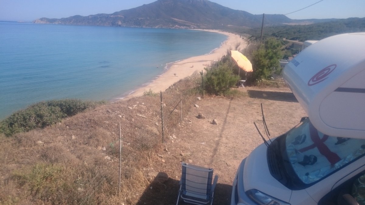 Spiaggia di San Nicolò — Campervan Site in San Nicolò