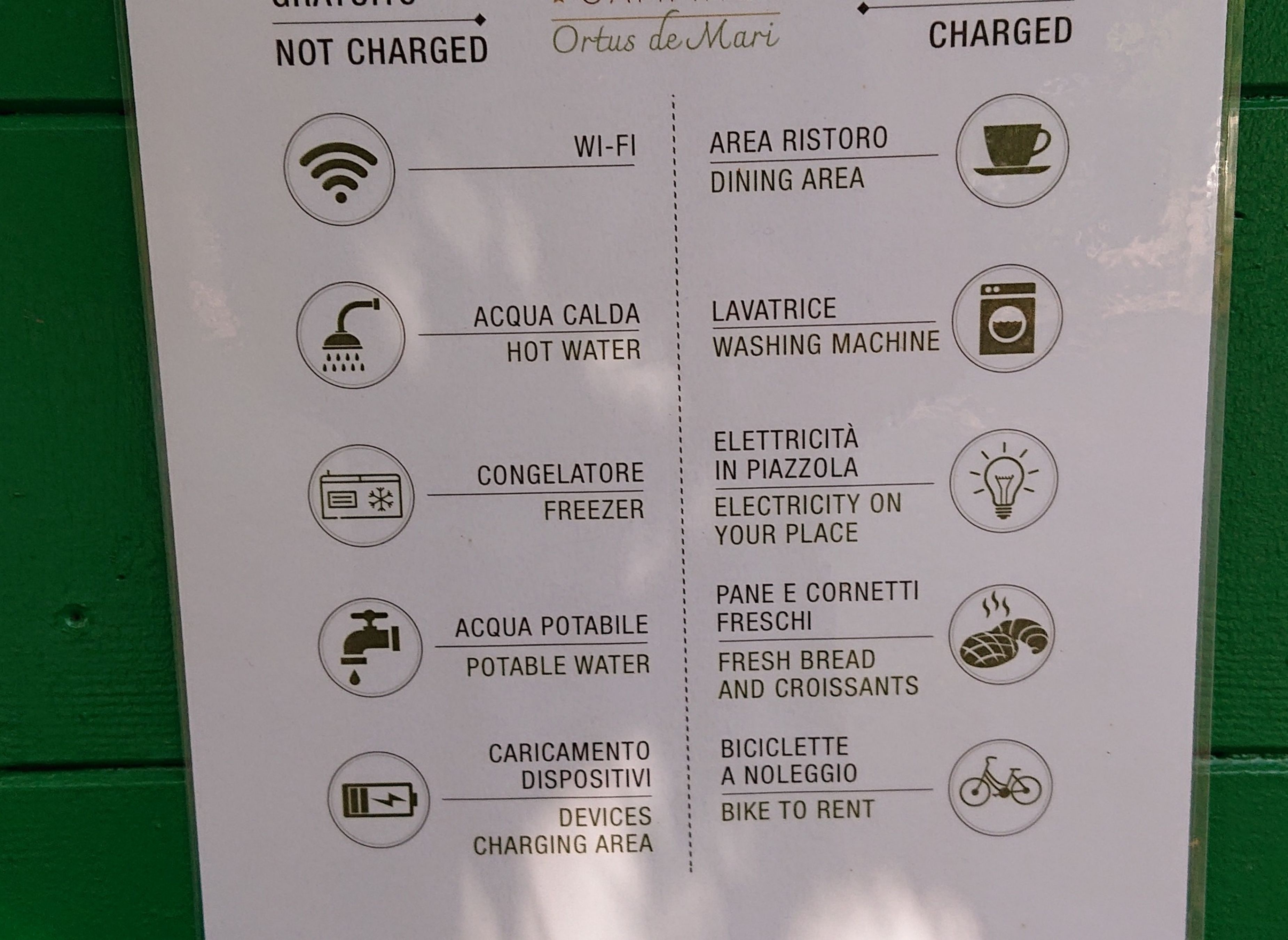 Campeggio Ortus de Mari — Kemp in Buggerru