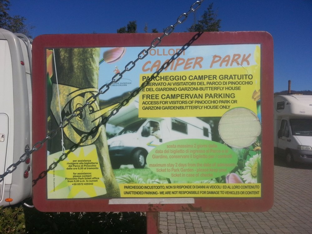 Parco di Pinocchio — Stellplatz in Collodi
